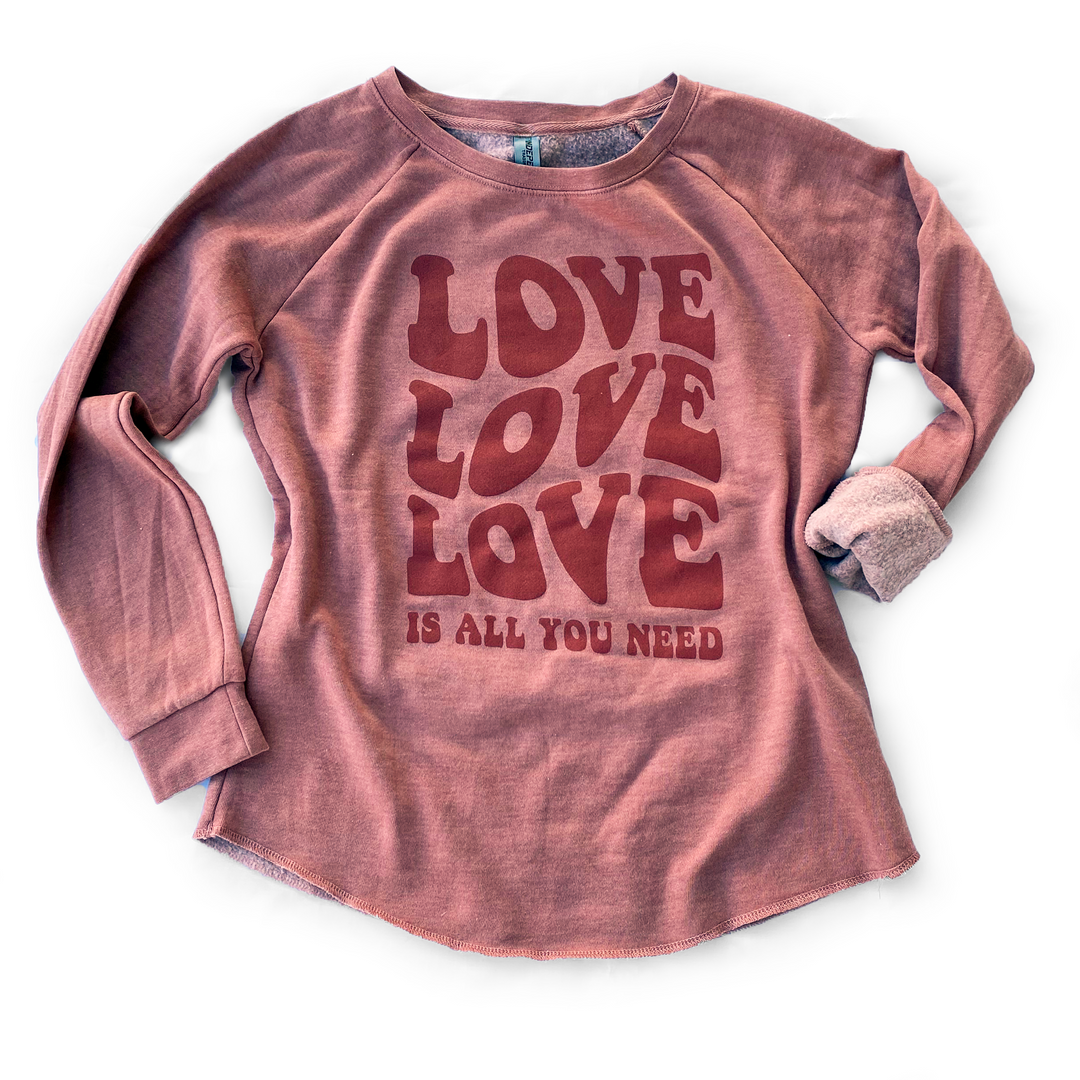 Love Is All You Need Crewneck Sweatshirt
