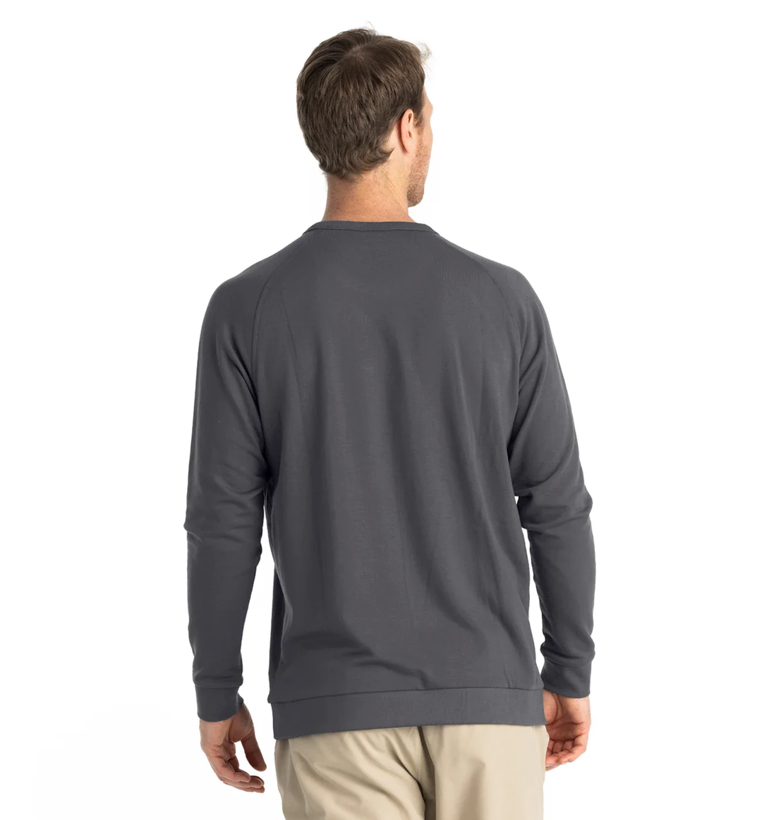 M's Bamboo Lightweight Fleece Crew