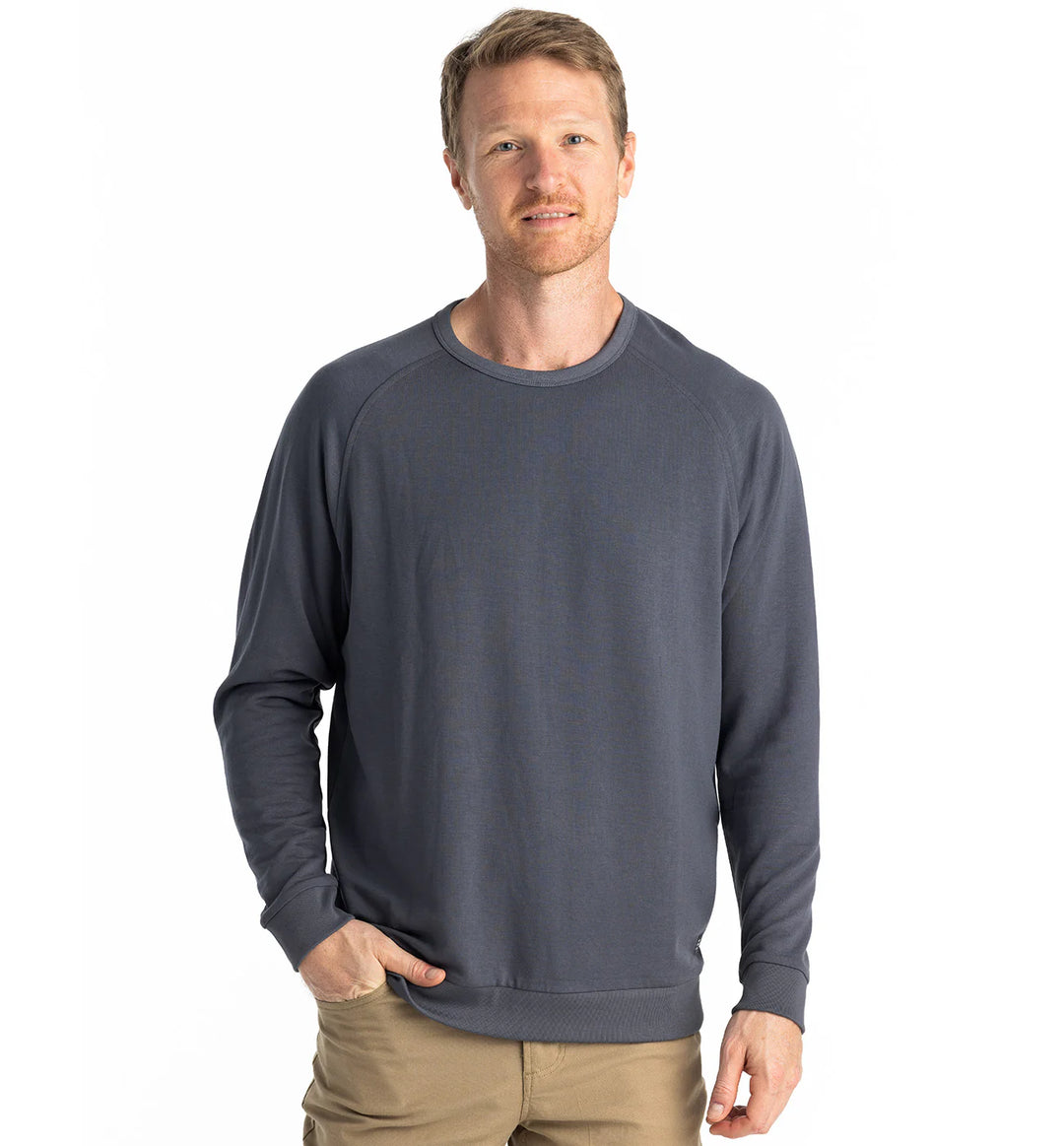 M's Bamboo Lightweight Fleece Crew