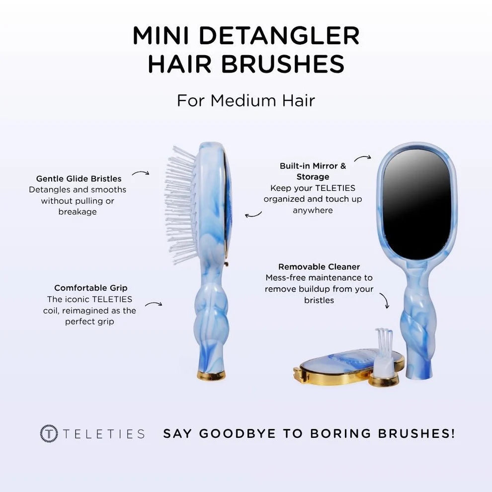 Mini Detangler Brush | Medium Hair | Tide & True