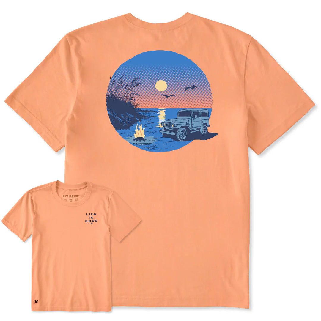 M's Moonlit ATV Bonfire Short Sleeve Crusher Tee