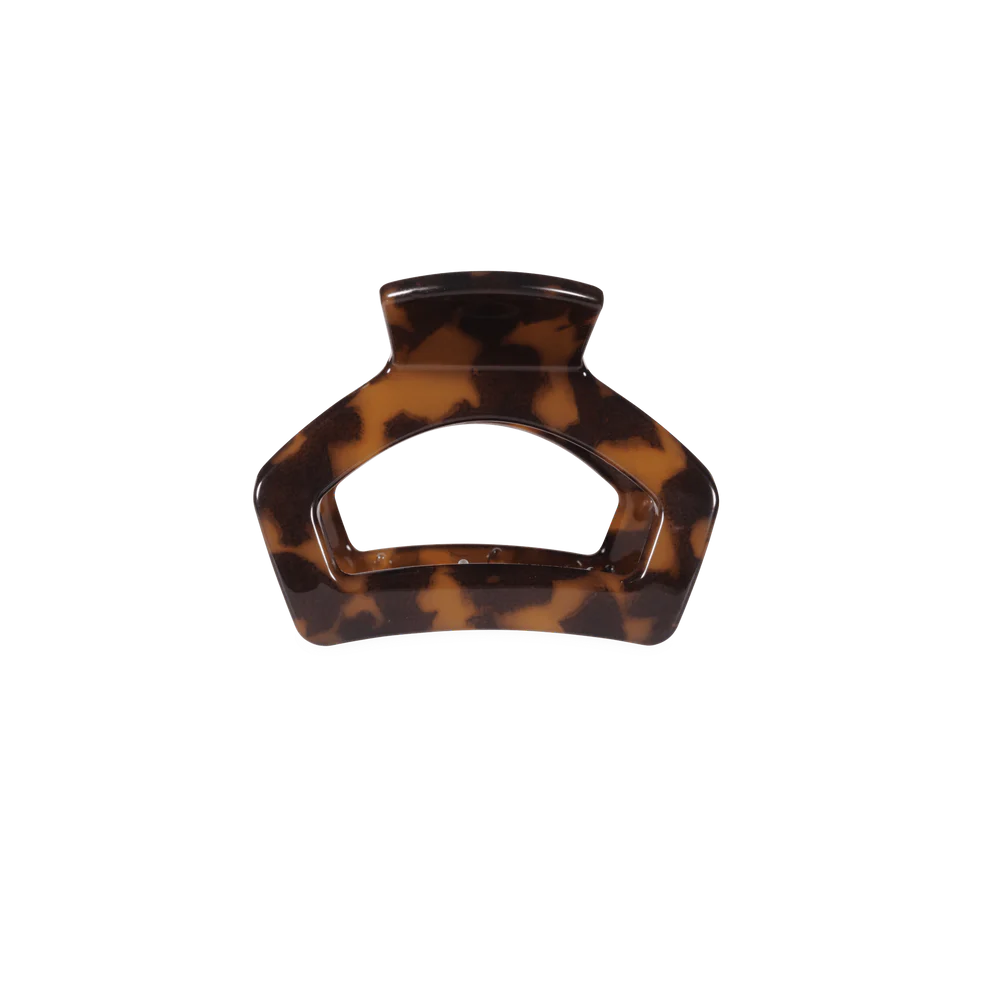 Open Claw Clip | Petite | Tortoise