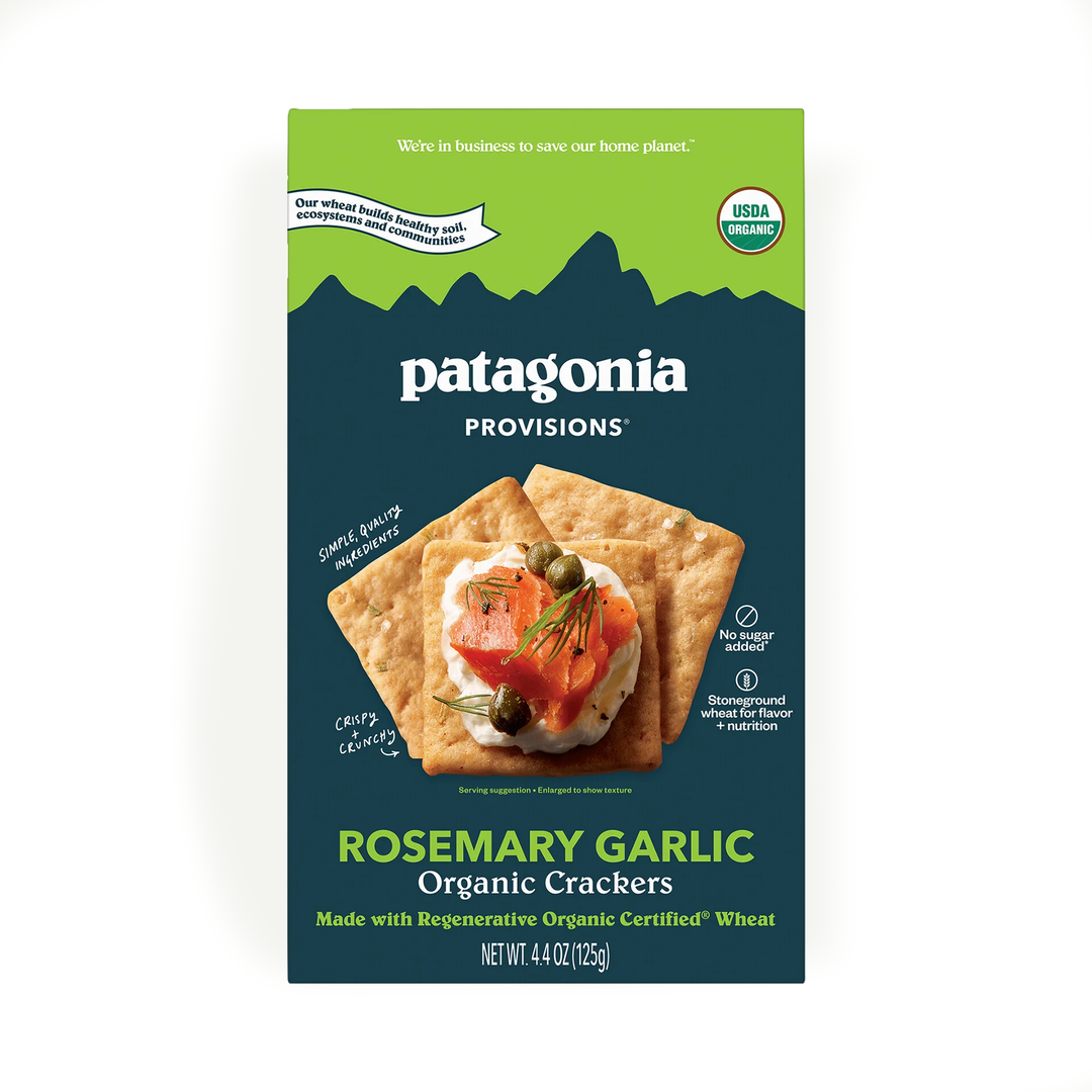 Patagonia  Organic Rosemary Garlic Crackers