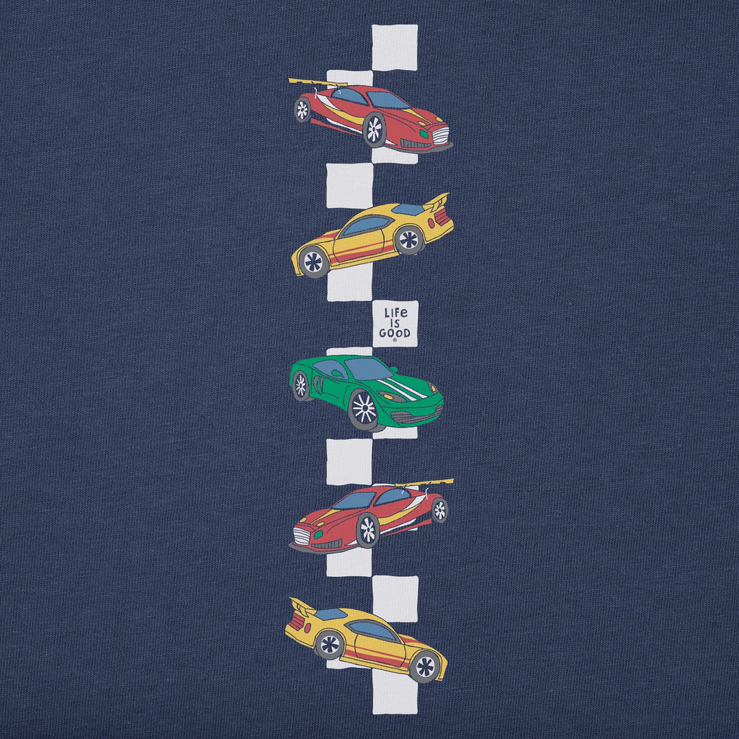 K's Long Sleeve Crusher Tee Race Cars