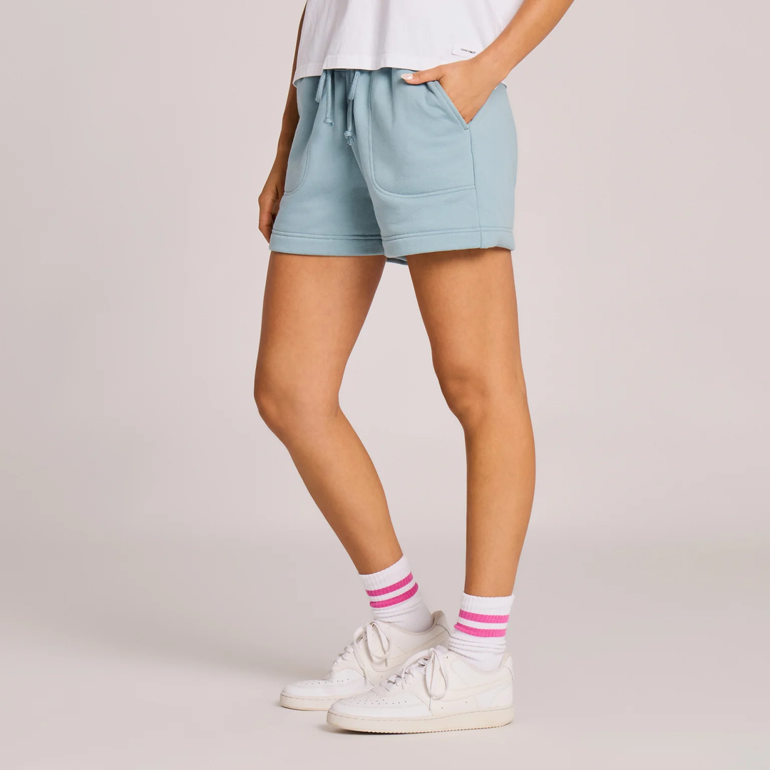 W's Shorts Fleece Solid Good Vibes
