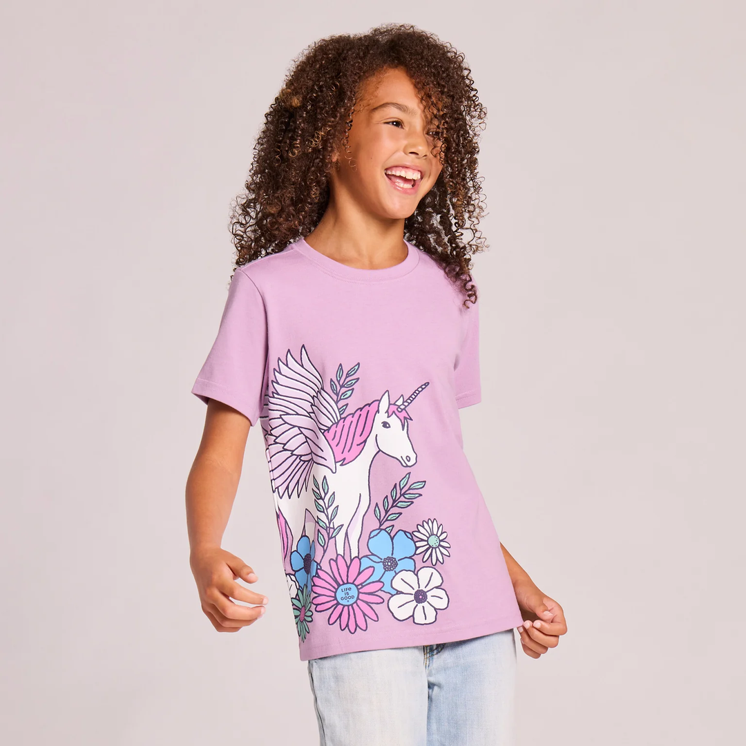 K'S S/S Crusher Unicorn and Flowers