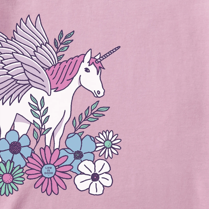 K'S S/S Crusher Unicorn and Flowers