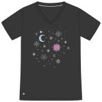 W'S S/S Crusher Vee Celestial Sun, Moon and Stars