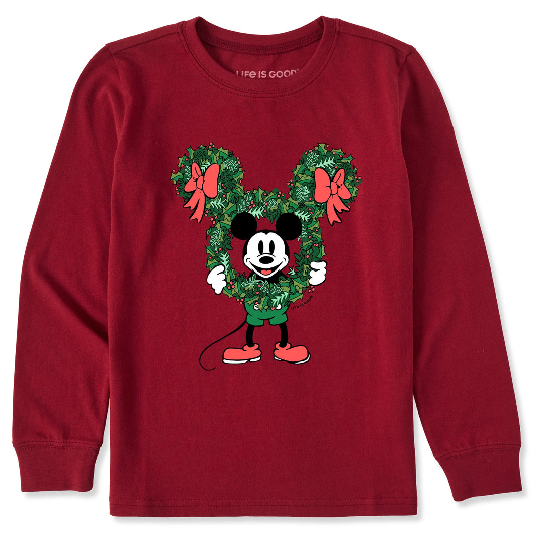 K's L/S Crusher Tee Steamboat Willie Wreath