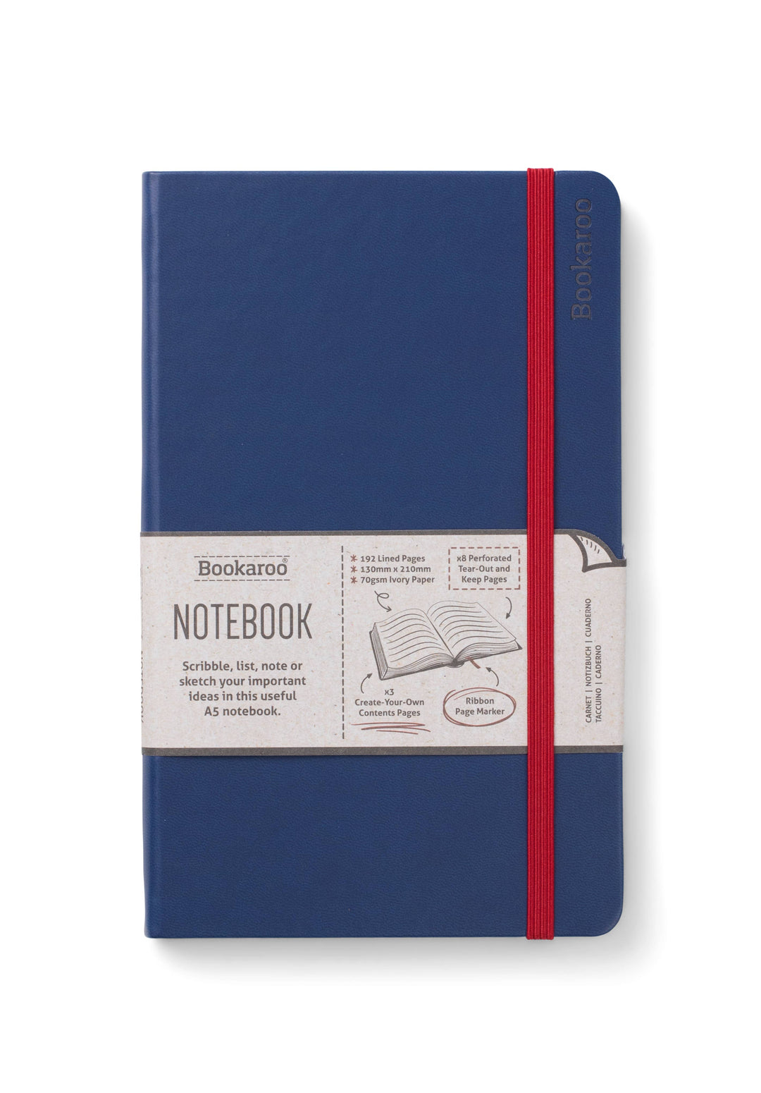 Bookaroo A5 Notebook: Navy