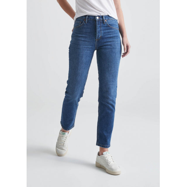 Women's Midweight Performance Denim High Rise Straight - Surf, Wind and Fire