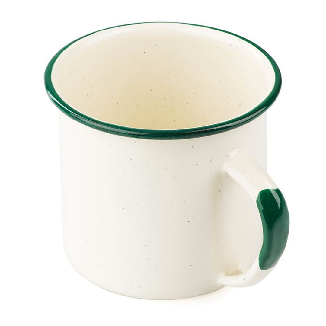 12 oz Enamel Mug, Cream