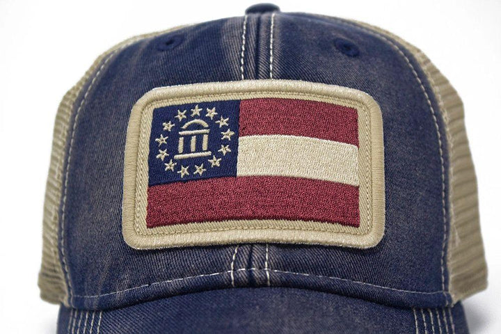 Georgia Flag Patch Trucker Hat