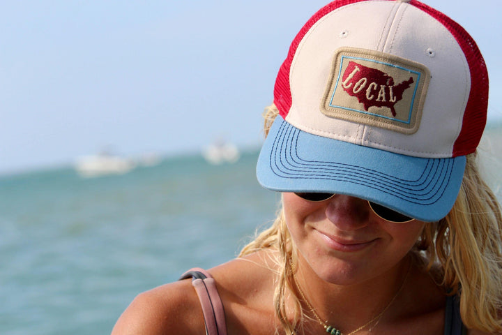 Local USA Structured Every Day Trucker Hat