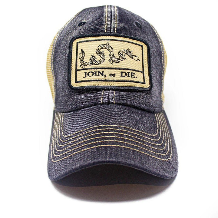 Join or Die Flag Patch Trucker Hat