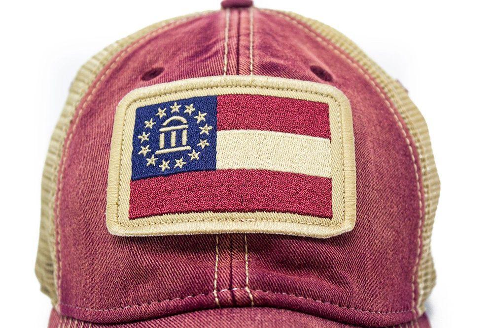 Georgia Flag Patch Trucker Hat