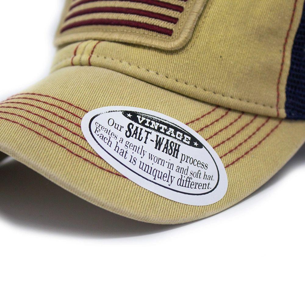 1812 USA Flag Patch Trucker Hat