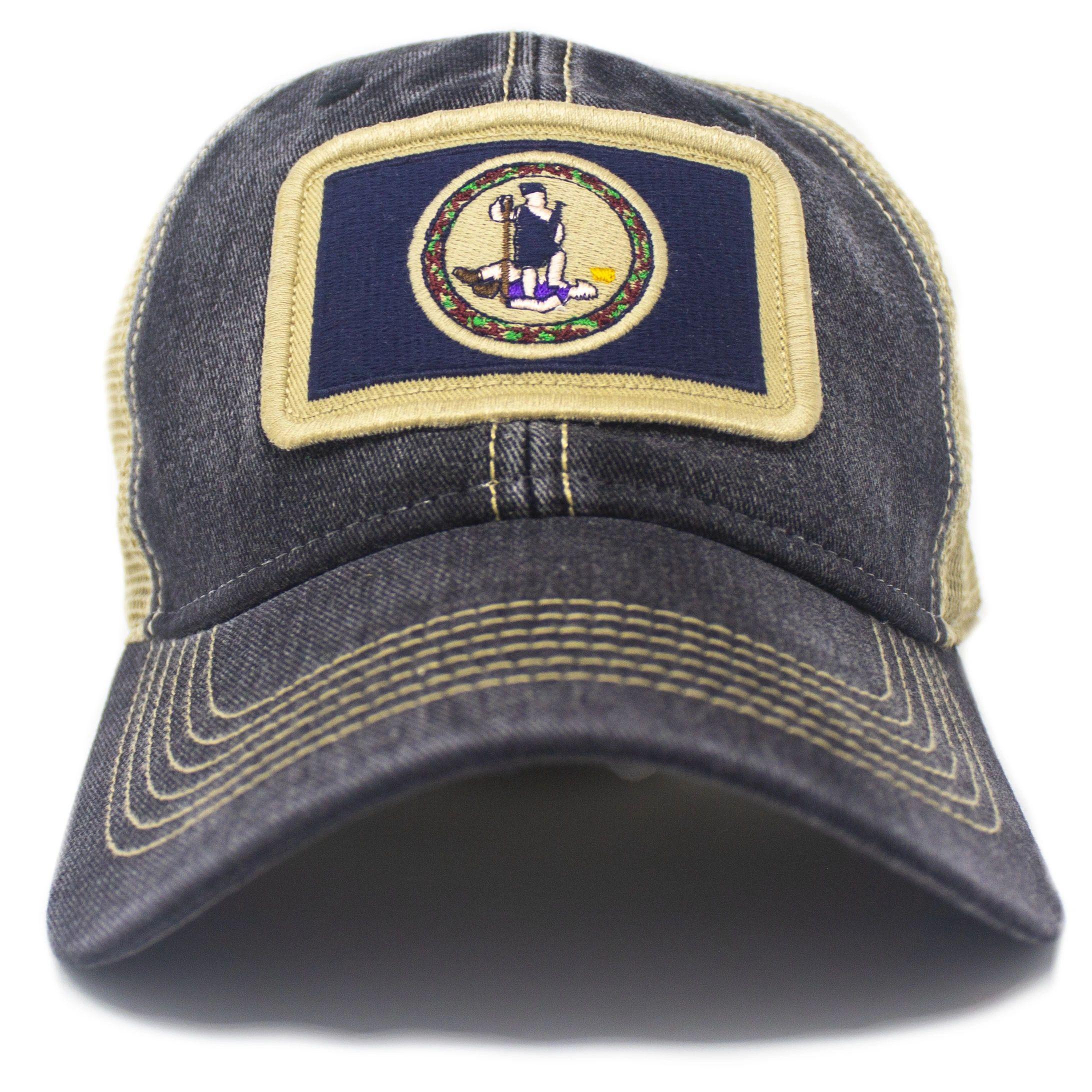 Virginia Flag Patch Trucker Hat