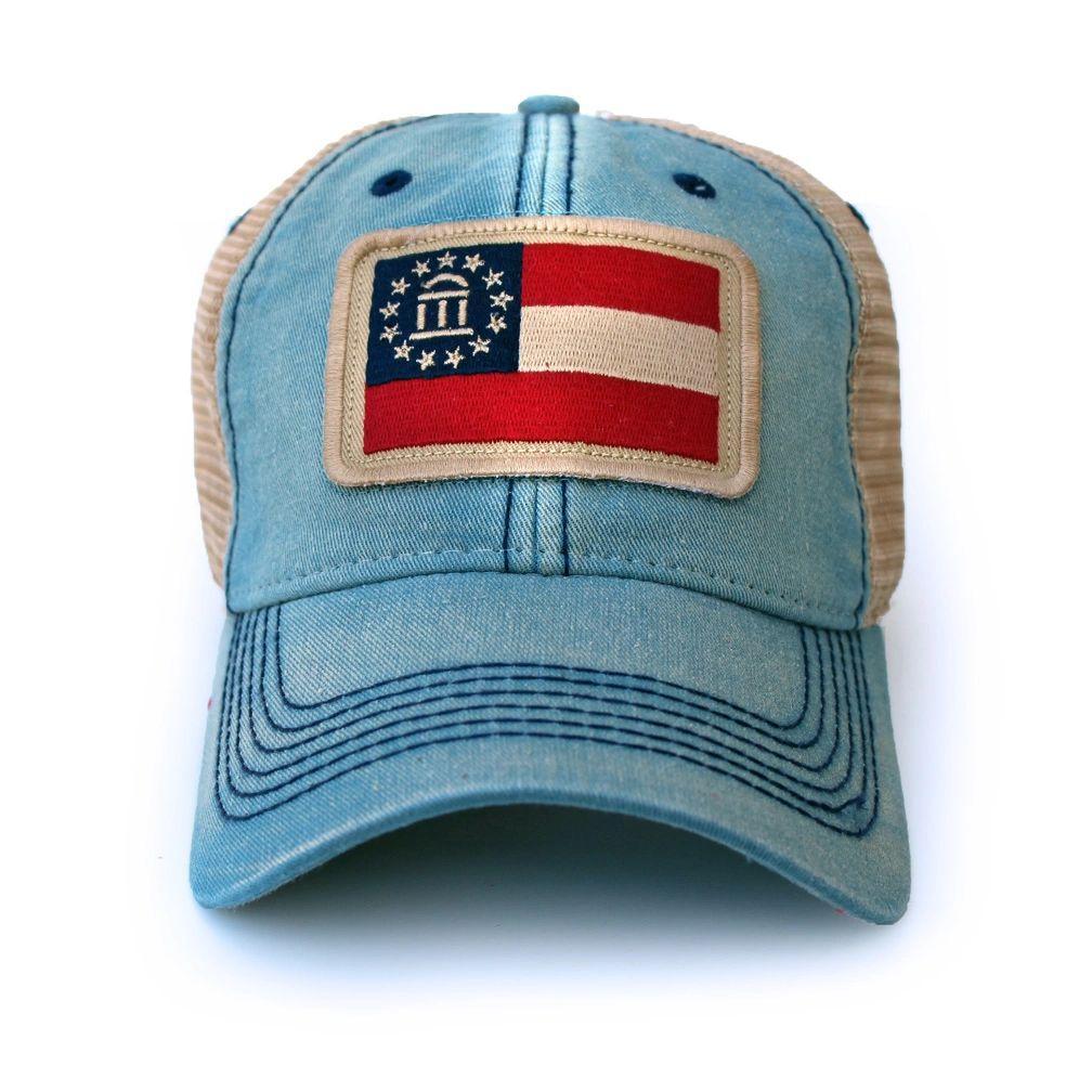 Georgia Flag Patch Trucker Hat
