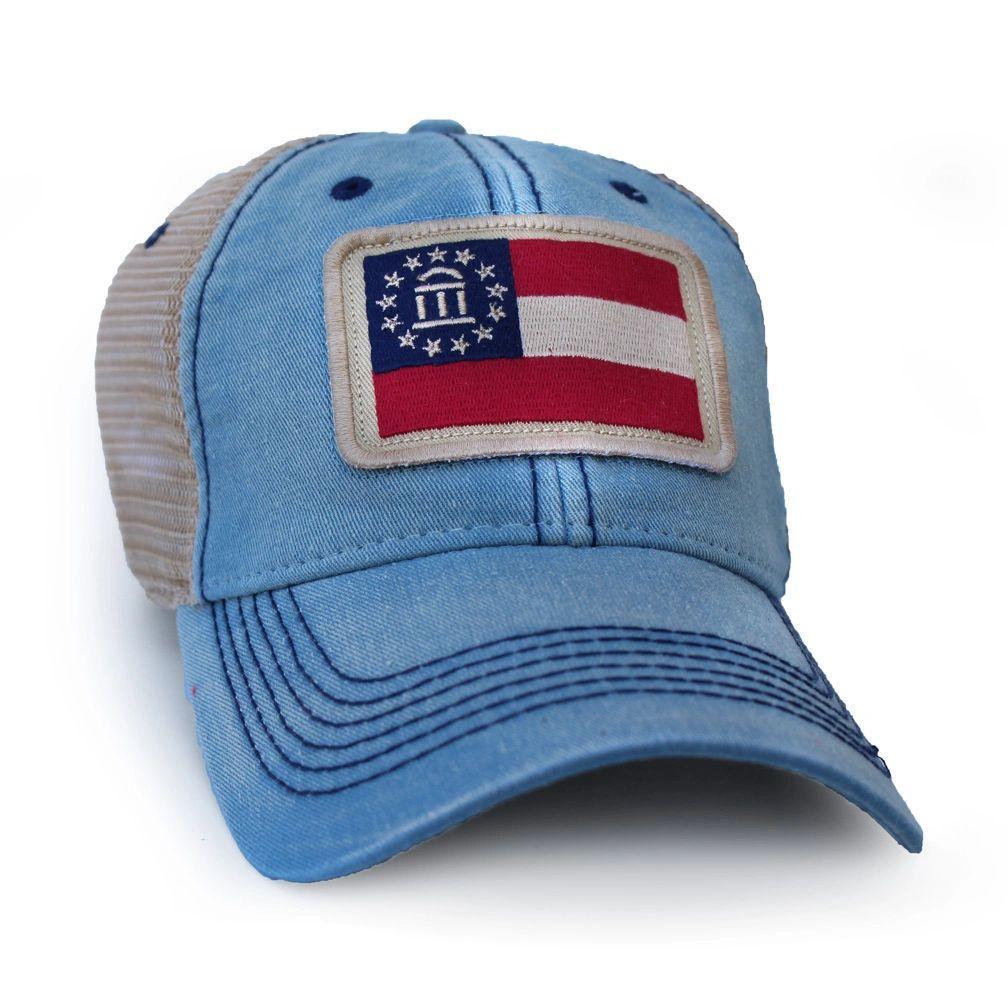 Georgia Flag Patch Trucker Hat