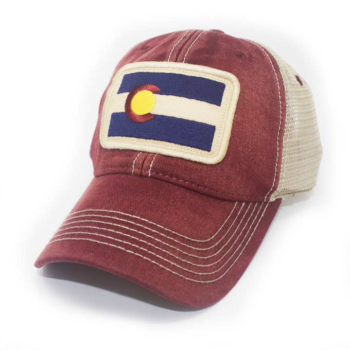 Colorado Flag Patch Trucker Hat