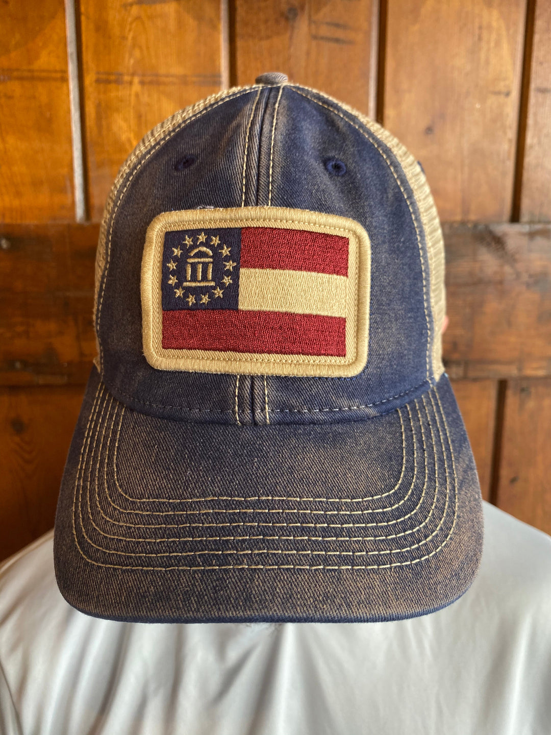 Georgia Flag Patch Trucker Hat