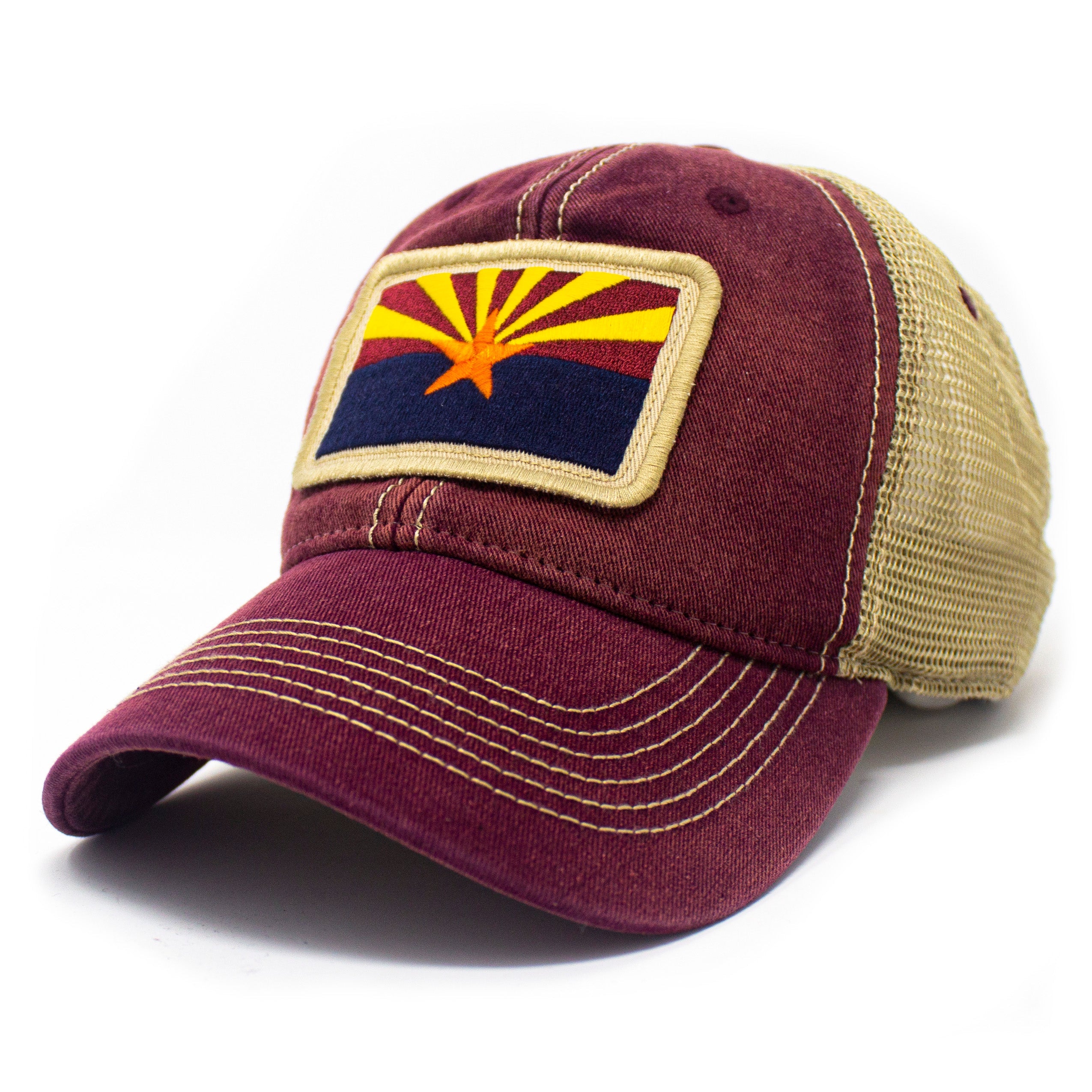 Arizona Flag Patch Trucker Hat