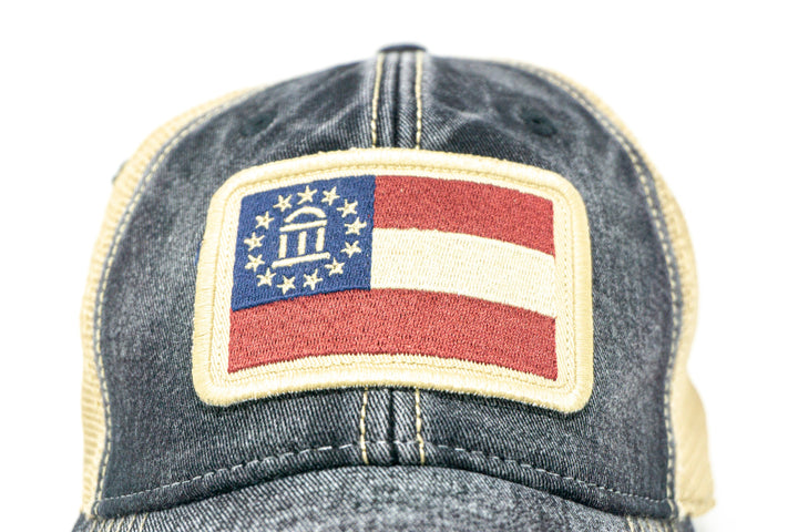 Georgia Flag Patch Trucker Hat