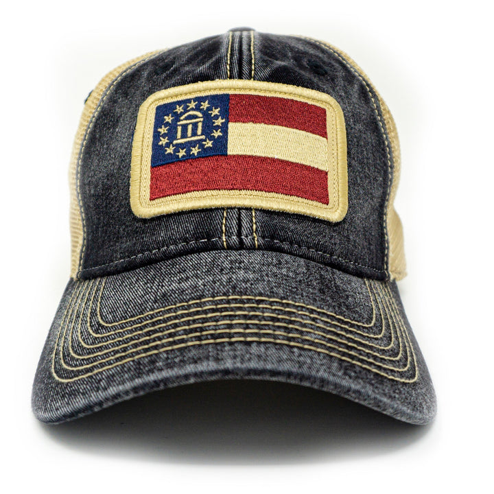 Georgia Flag Patch Trucker Hat