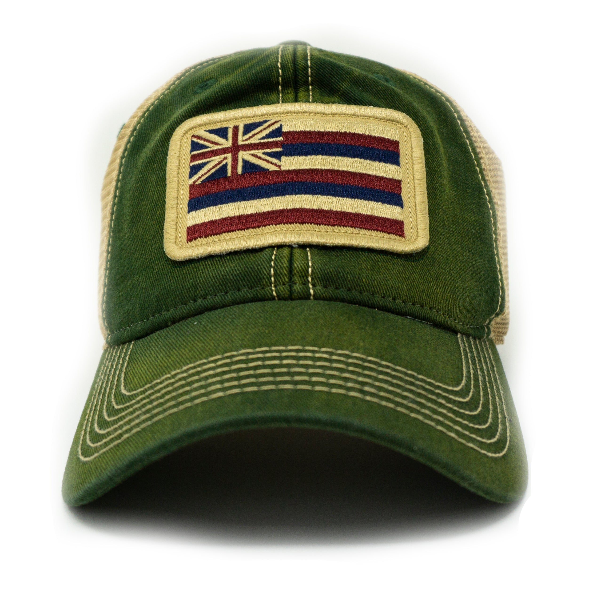 Hawaii Flag Patch Trucker Hat