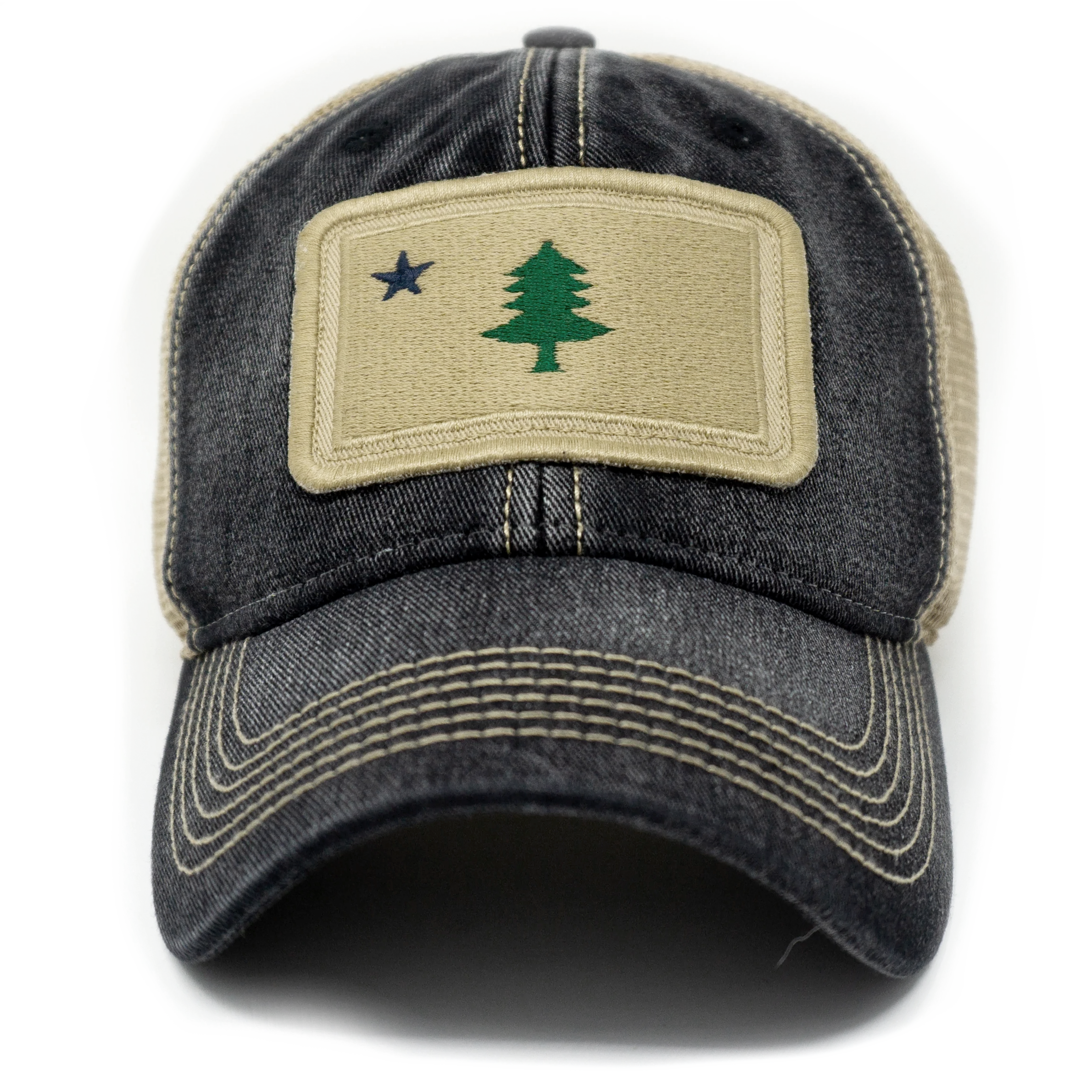 1901 Maine Pine Tree Flag Trucker Hat